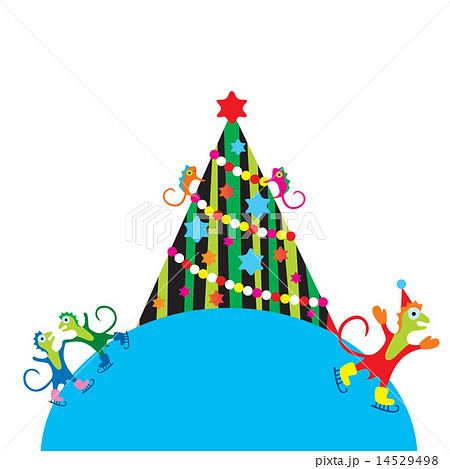 Cheerful skating vector illustration Cheerful skating vector illustration 14529498