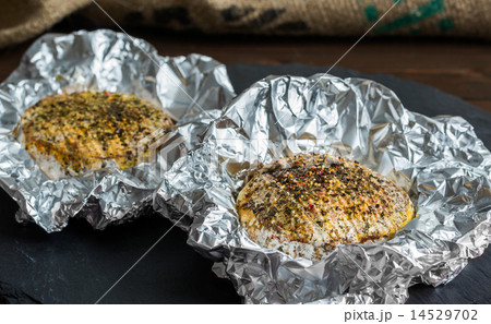 Grilled Camembert Cheese 14529702