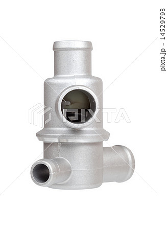 thermostat with car on a white background 14529793