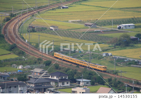 上郡付近を行く山陽本線115系 14530155