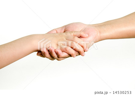 Mother and daughter holding hands 14530253