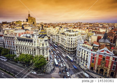 Madrid, Spain Cityscape Madrid, Spain Cityscape 14530361