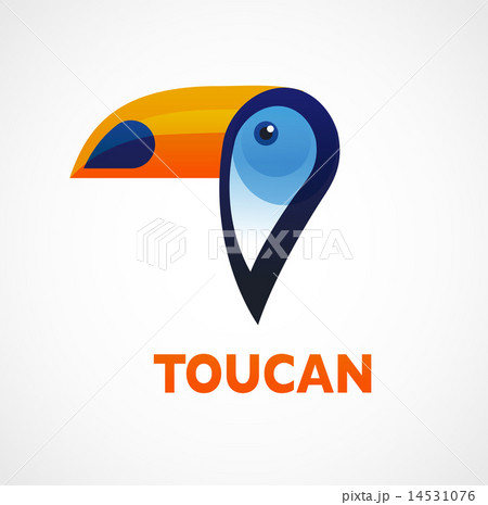 Tropical bird, vector toucan 14531076