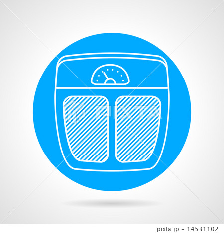 Weigh control flat vector icon 14531102
