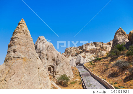 Cave city in Cappadocia Turkey Cave city in Cappadocia Turkey 14531922