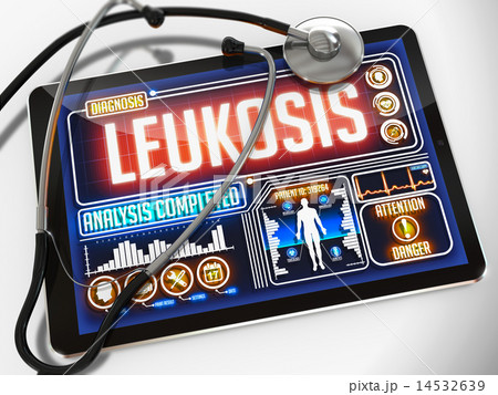 Leukosis on the Display of Medical Tablet. Leukosis on the Display of Medical Tablet. 14532639