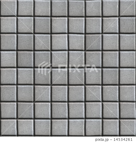 Smooth Concrete Pavement as Gray Square. 14534261