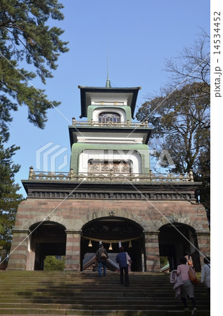 金沢の観光名所ひとつ、尾山神社 金沢の観光名所ひとつ、尾山神社 14534452