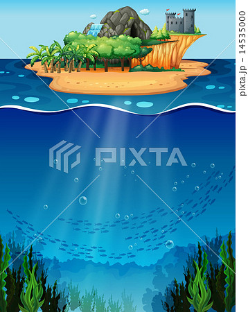Underwater and island Underwater and island 14535000