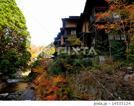 阿蘇 紅葉の黒川温泉 阿蘇 紅葉の黒川温泉 14535124