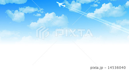 天空飛機背景 插圖素材 圖庫