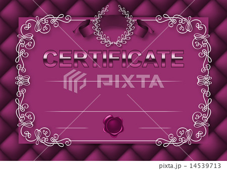 Elegant template of certificate, diploma 14539713