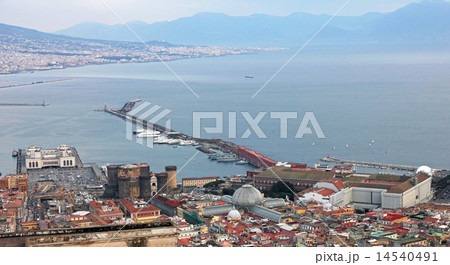 Italy. The city centre and port of Naples 14540491