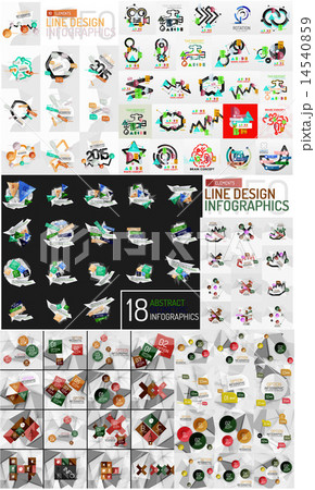 Infographic geometric layouts 14540859