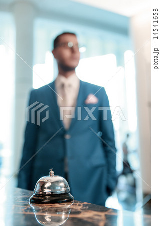 Hotel service bell at reception 14541653