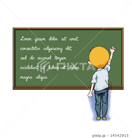 Write on blackboard Write on blackboard 14542915