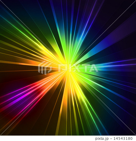 Abstract flash star light. Colorful exploding 14543180