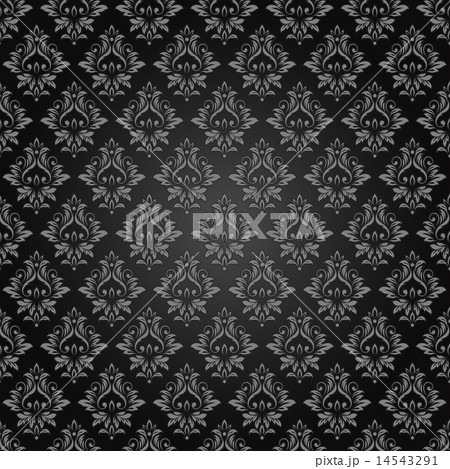 Abstract vintage seamless damask pattern 14543291