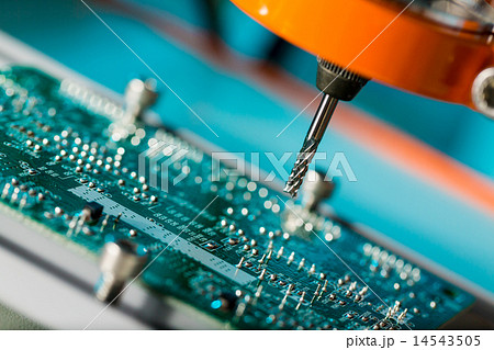 PCB Processing on CNC machine 14543505