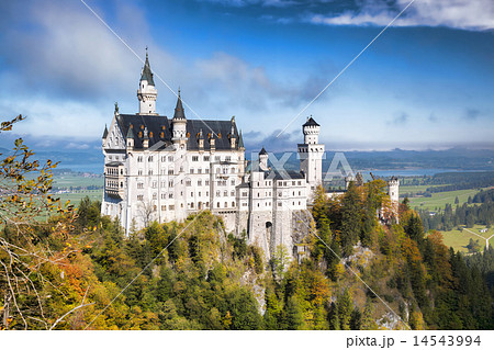 Neuschwanstein castle in Bavaria, Germany 14543994
