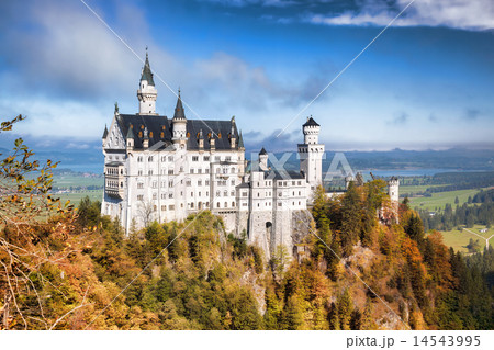 Neuschwanstein castle in Bavaria, Germany 14543995