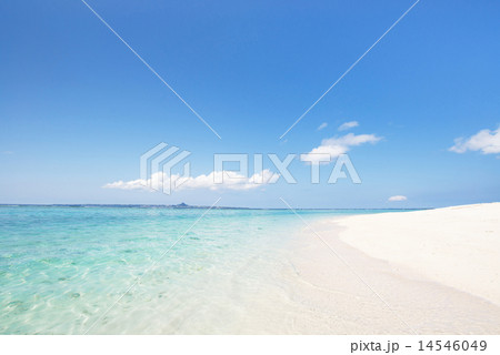 沖縄のビーチ・瀬底ビーチ 14546049