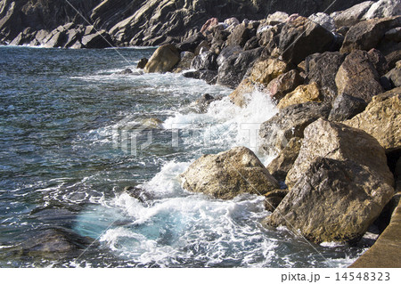 Cliffs and waves 14548323