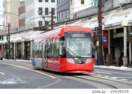 路面電車の風景 万葉線 高岡市 路面電車の風景 万葉線 高岡市 14549559