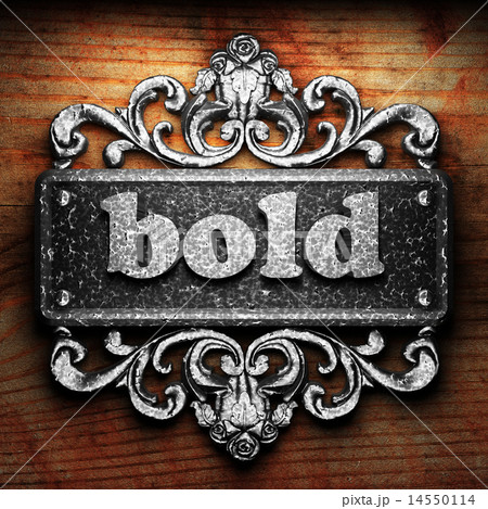 bold word of iron on wooden background bold word of iron on wooden background 14550114