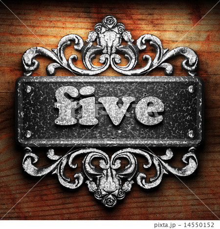 five word of iron on wooden background five word of iron on wooden background 14550152