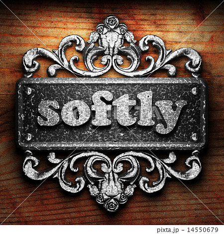 softly word of iron on wooden background softly word of iron on wooden background 14550679