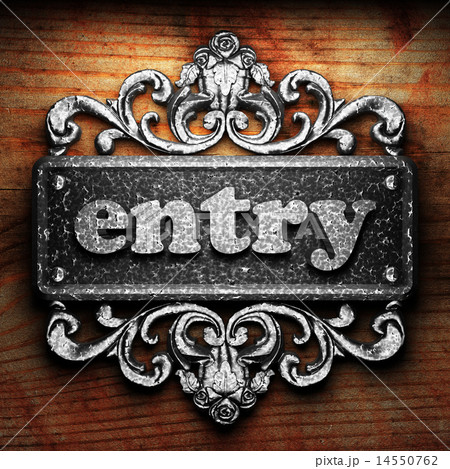 entry word of iron on wooden background entry word of iron on wooden background 14550762