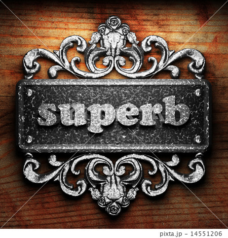 superb word of iron on wooden background 14551206
