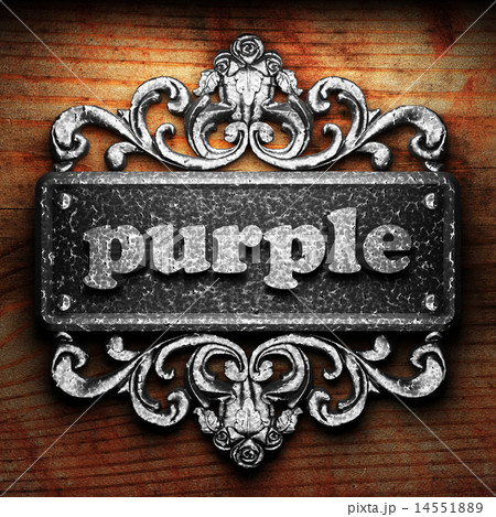 purple word of iron on wooden background purple word of iron on wooden background 14551889