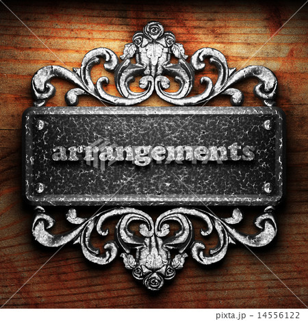 arrangements word of iron on wooden background arrangements word of iron on wooden background 14556122