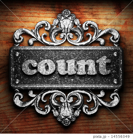 count word of iron on wooden background count word of iron on wooden background 14556349