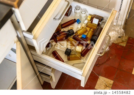 Cupboard with opened drawer Cupboard with opened drawer 14558482