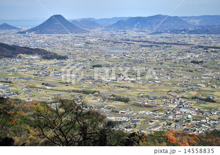 讃岐平野　金比羅宮奥の院からの眺め 14558835