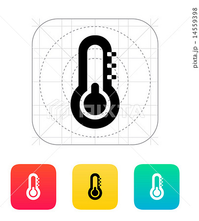 Thermometer with minus weather icon. 14559398