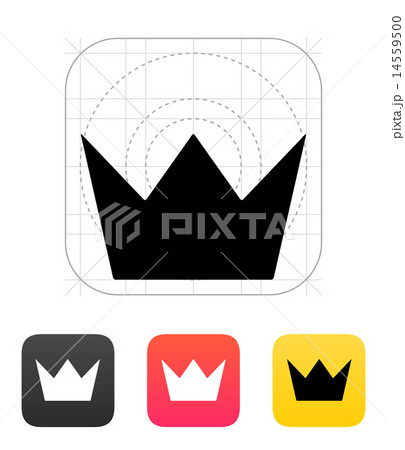 Crown King icon. Vector illustration. 14559500