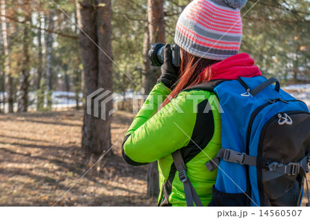 Nature photographer taking photos 14560507