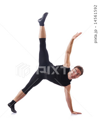 Dancer isolated on the white background 14561592