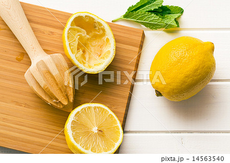 squeezed lemon fruit and citrus reamer squeezed lemon fruit and citrus reamer 14563540