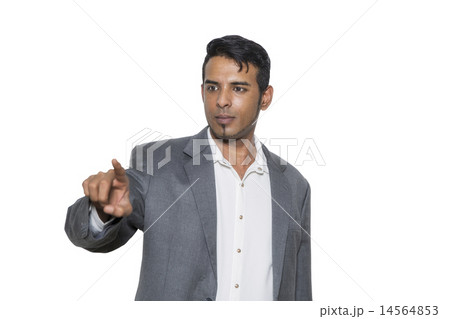 Businessman Gesturing Pointing Businessman Gesturing Pointing 14564853