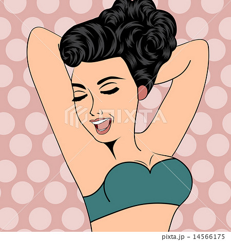 sexy horny woman in comic style, xxx illustration - Stock Illustration  [14566175] - PIXTA