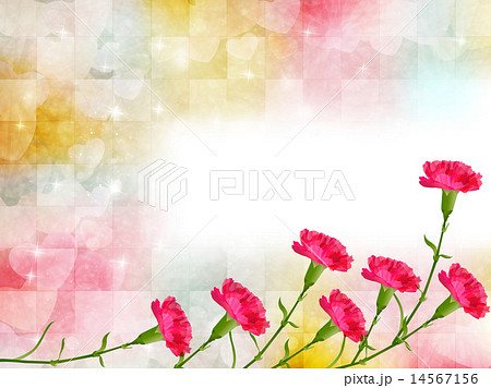 Carnation Mother S Day Background Stock Illustration