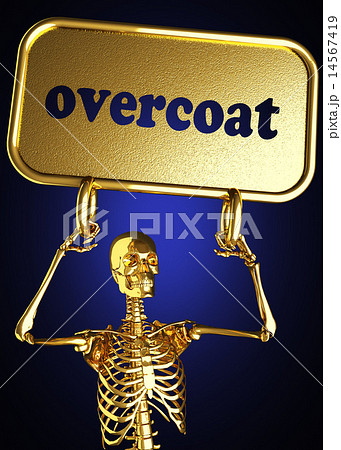 overcoat word and golden skeleton 14567419