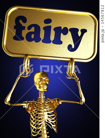 fairy word and golden skeleton 14567812