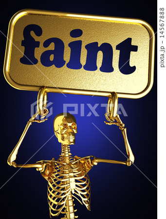 faint word and golden skeleton 14567888