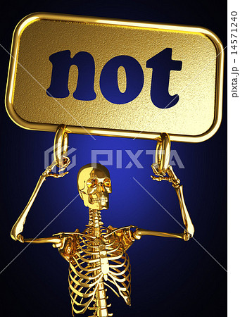 not word and golden skeleton 14571240